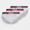 Fila Man Brief 3 Pack - Briefs - Grey