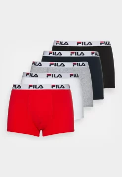 Fila Man Socks Italia 5 Pack - Pants - Black/White/Grey/Navy/Red