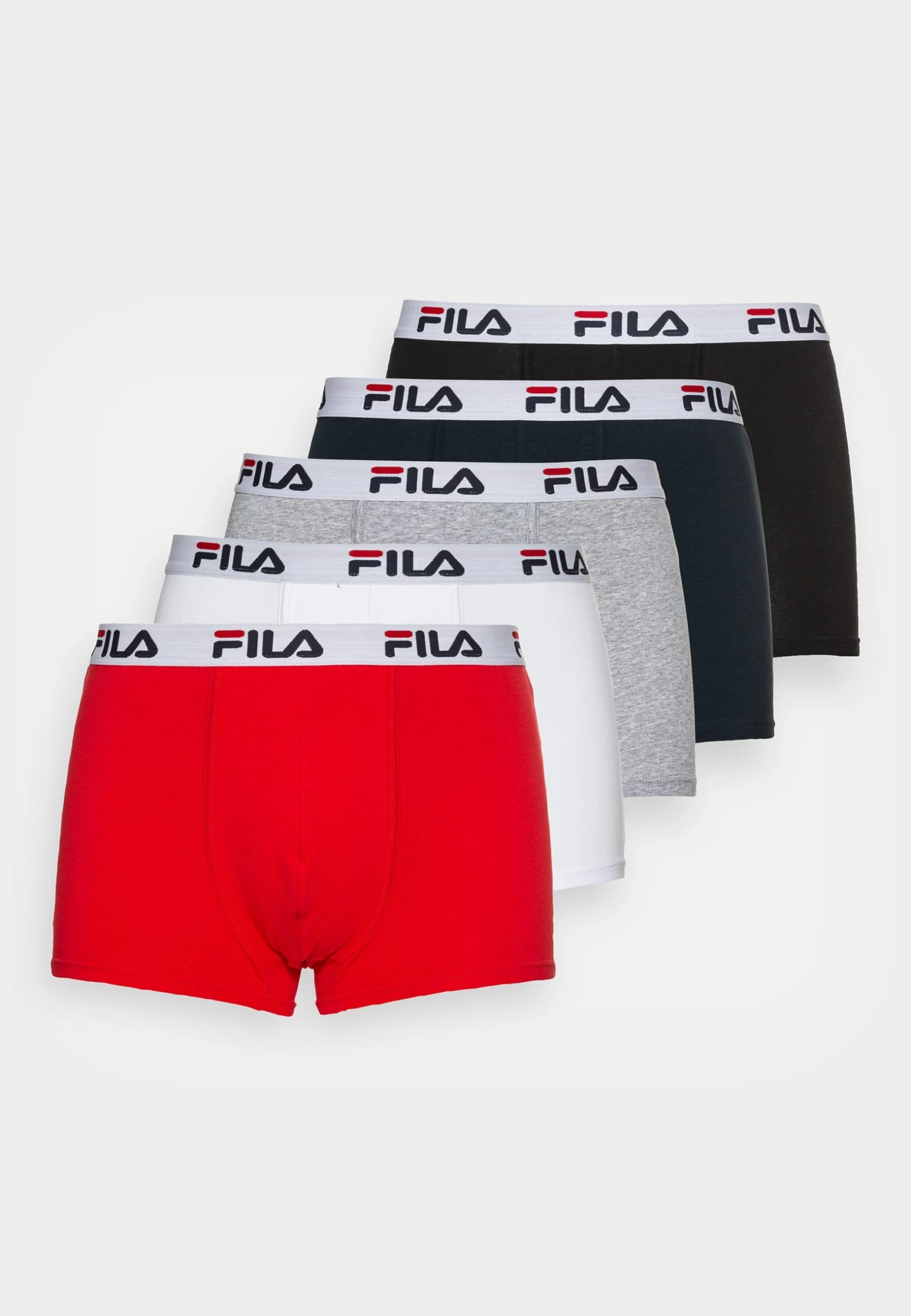 Fila Man Socks Italia 5 Pack - Pants - Black/White/Grey/Navy/Red