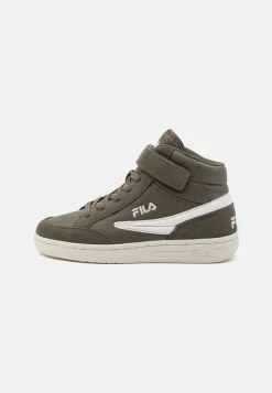 Fila Crew Mid Kids Unisex - High-Top Trainers - Olive Night