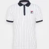 Fila Stripes Björn - Polo Shirt - White Alyssum
