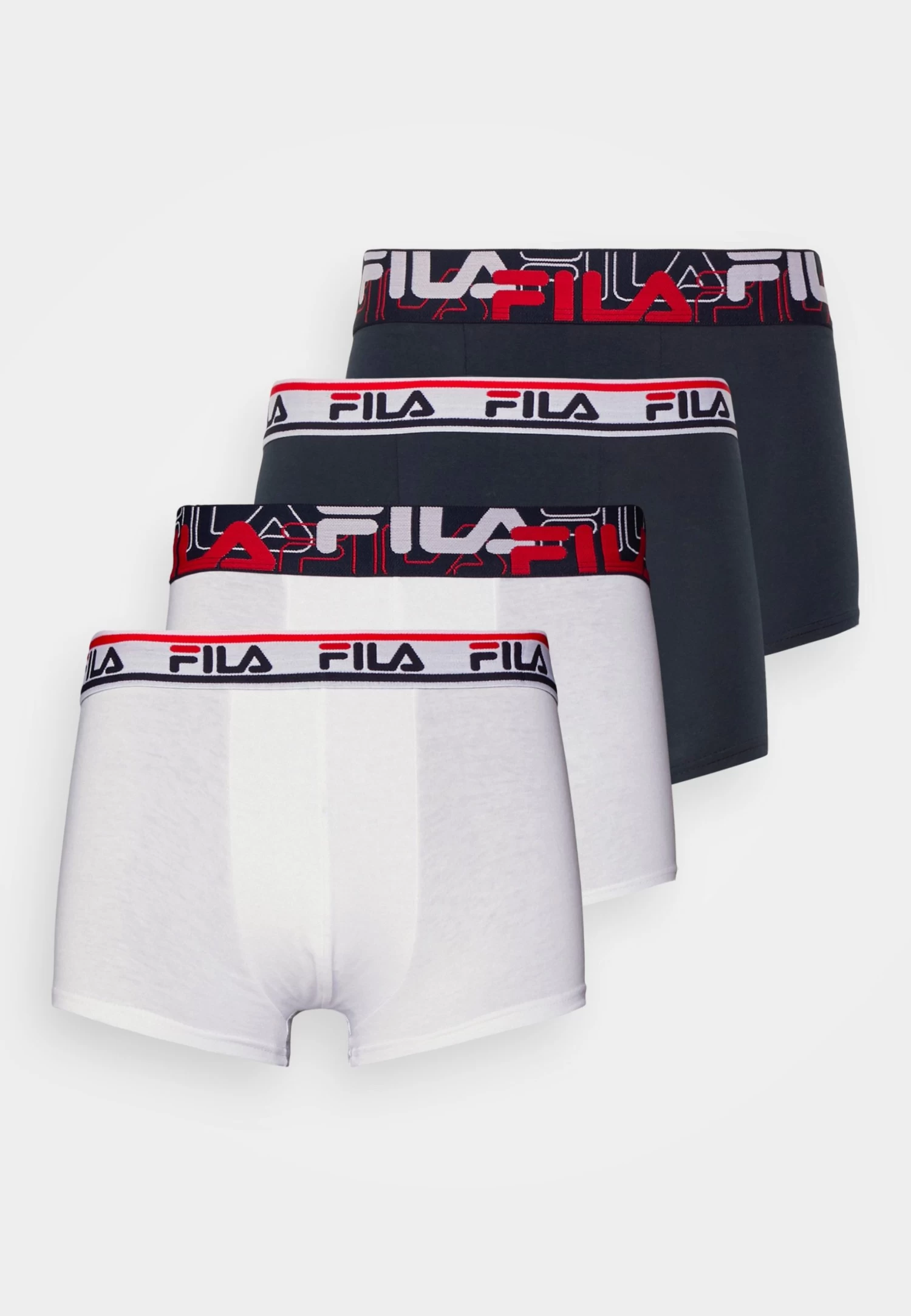 Fila Man Boxer 4 Pack - Pants - White/Navy - Image 5