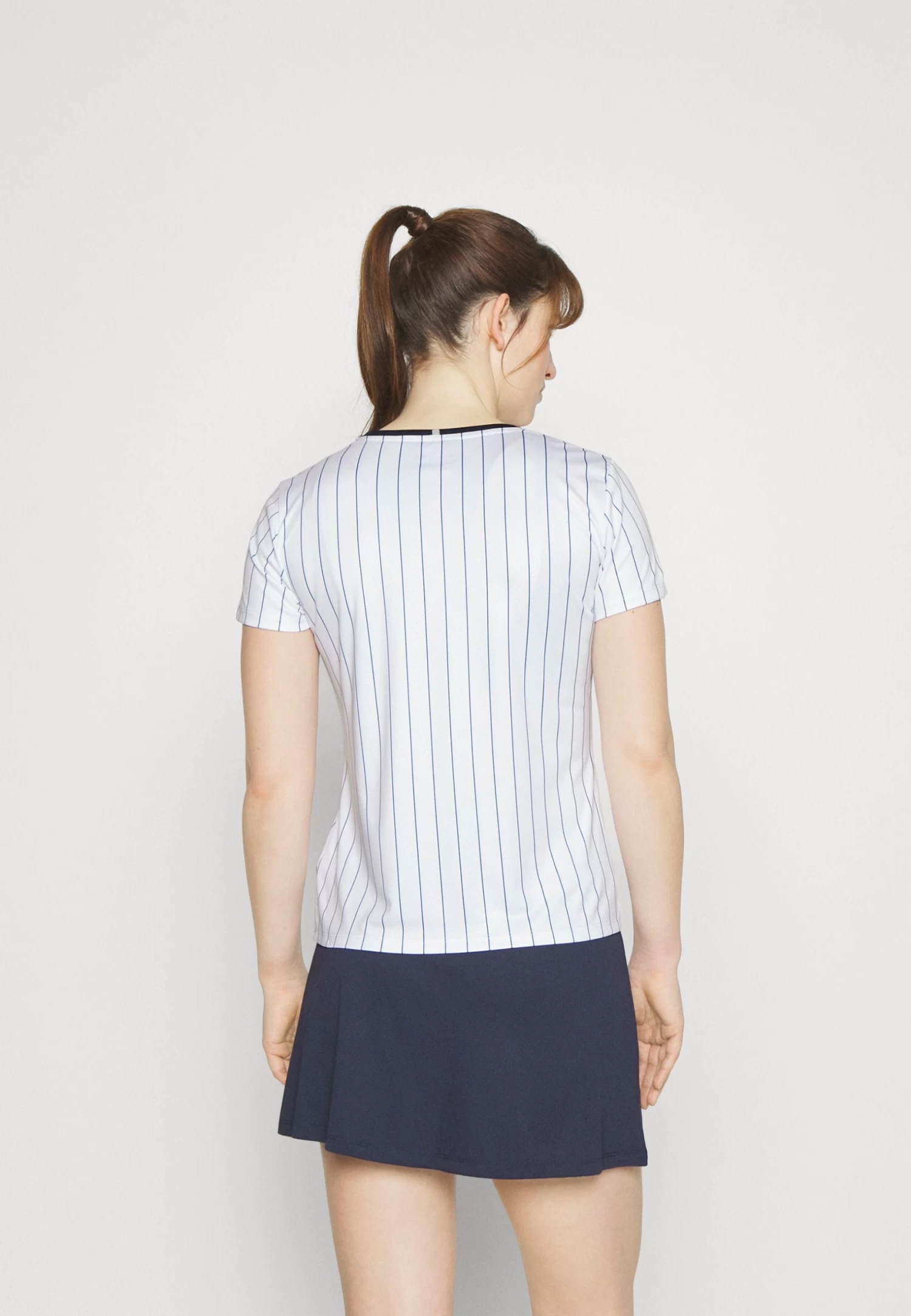Fila Leonie - Sports T-Shirt - White / Navy - Image 3