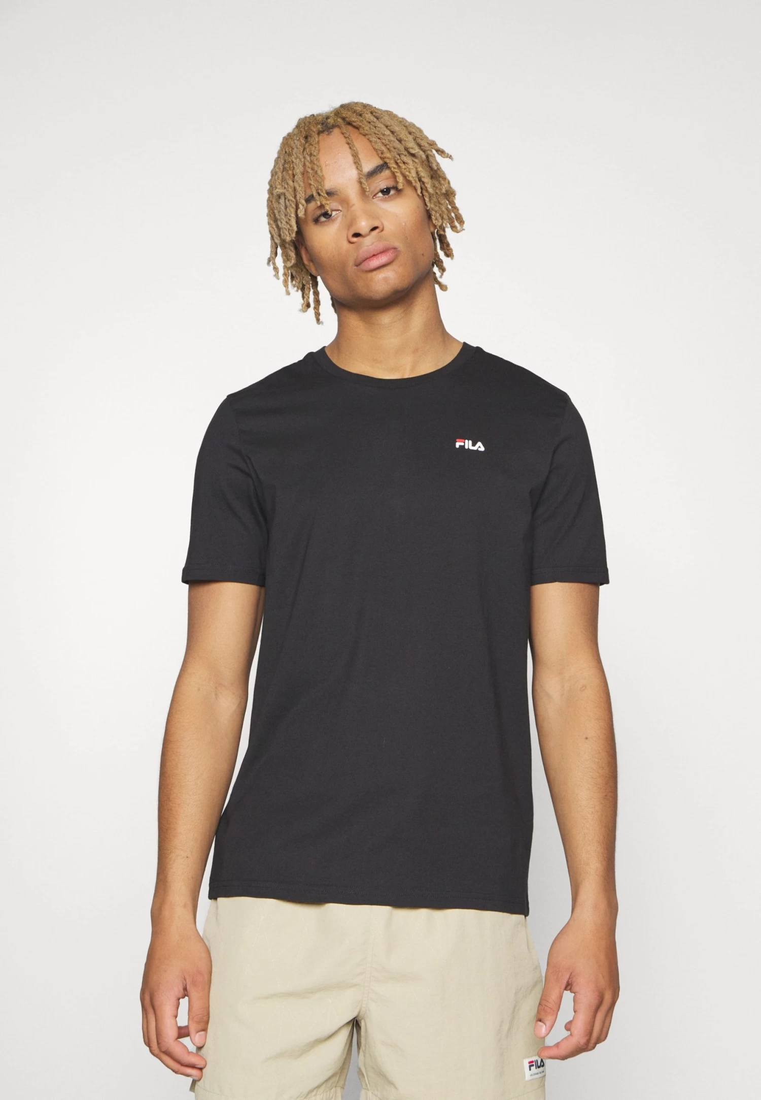Fila Brod Tee 2 Pack - Basic T-Shirt - Black/Bright White - Image 4