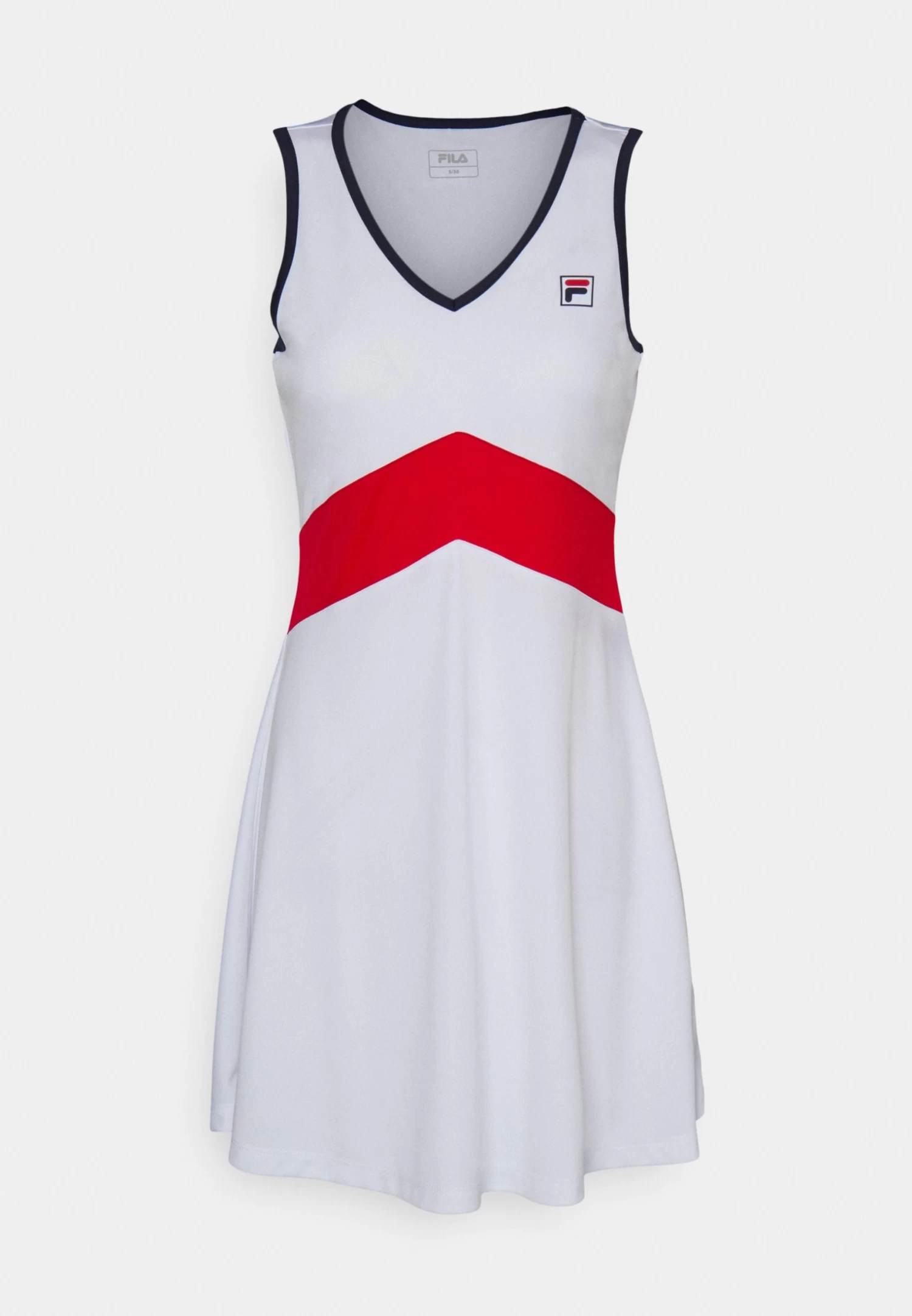 Fila Gloria - Sports Dress - White/Red - Image 4