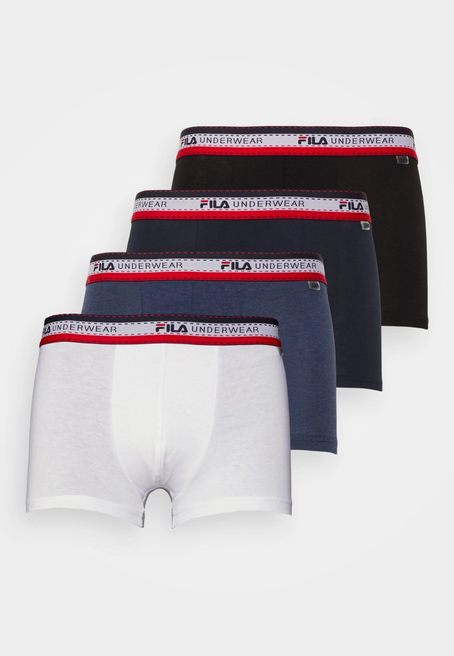 Fila Man Boxer 4 Pack - Pants - Black/Navy/White/Jeans Melange - Image 5