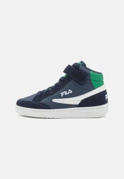 Fila Crew Mid Kids Unisex - High-Top Trainers - Navy/Verdant Green