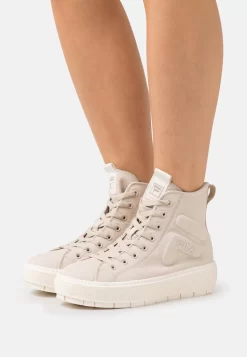 Fila PotenzaMid- High-Top Trainers - Oyster Gray