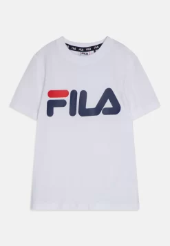 Fila Baia Mare Classic Logo Tee Unisex - Print T-Shirt - Bright White