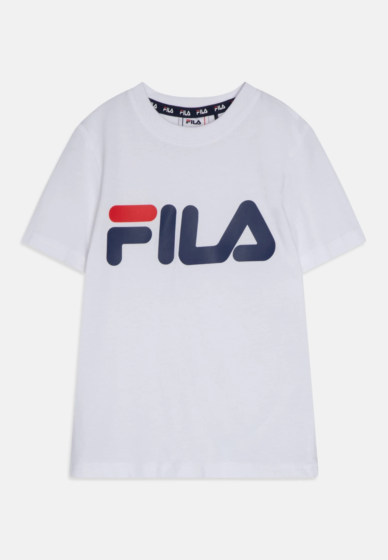Fila Baia Mare Classic Logo Tee Unisex - Print T-Shirt - Bright White