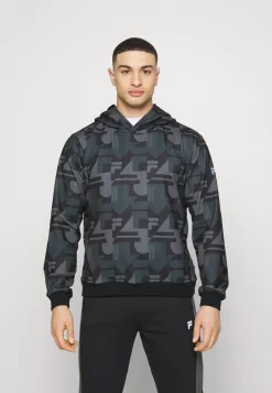 Fila Riad Regular Hoody - Hoodie - Black Beauty