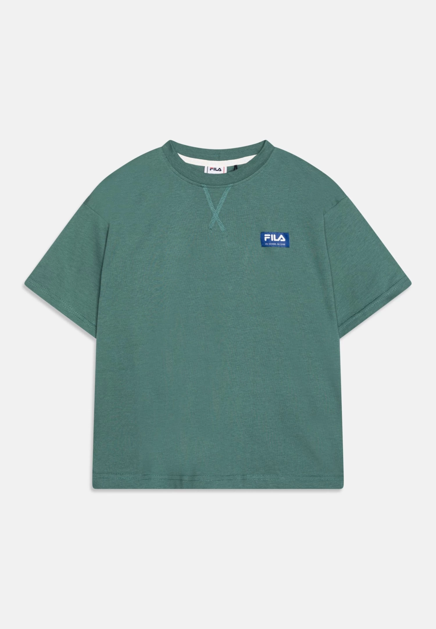 Fila Toutendorf Oversized Unisex - Basic T-Shirt - Blue Spruce