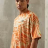 Fila Oversized Tee Unisex - Print T-Shirt - Orange