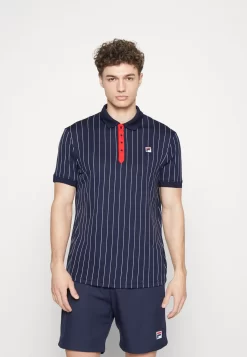 Fila Stripes - Polo Shirt - Navy/White