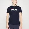 Fila Logo - Sports T-Shirt - Navy