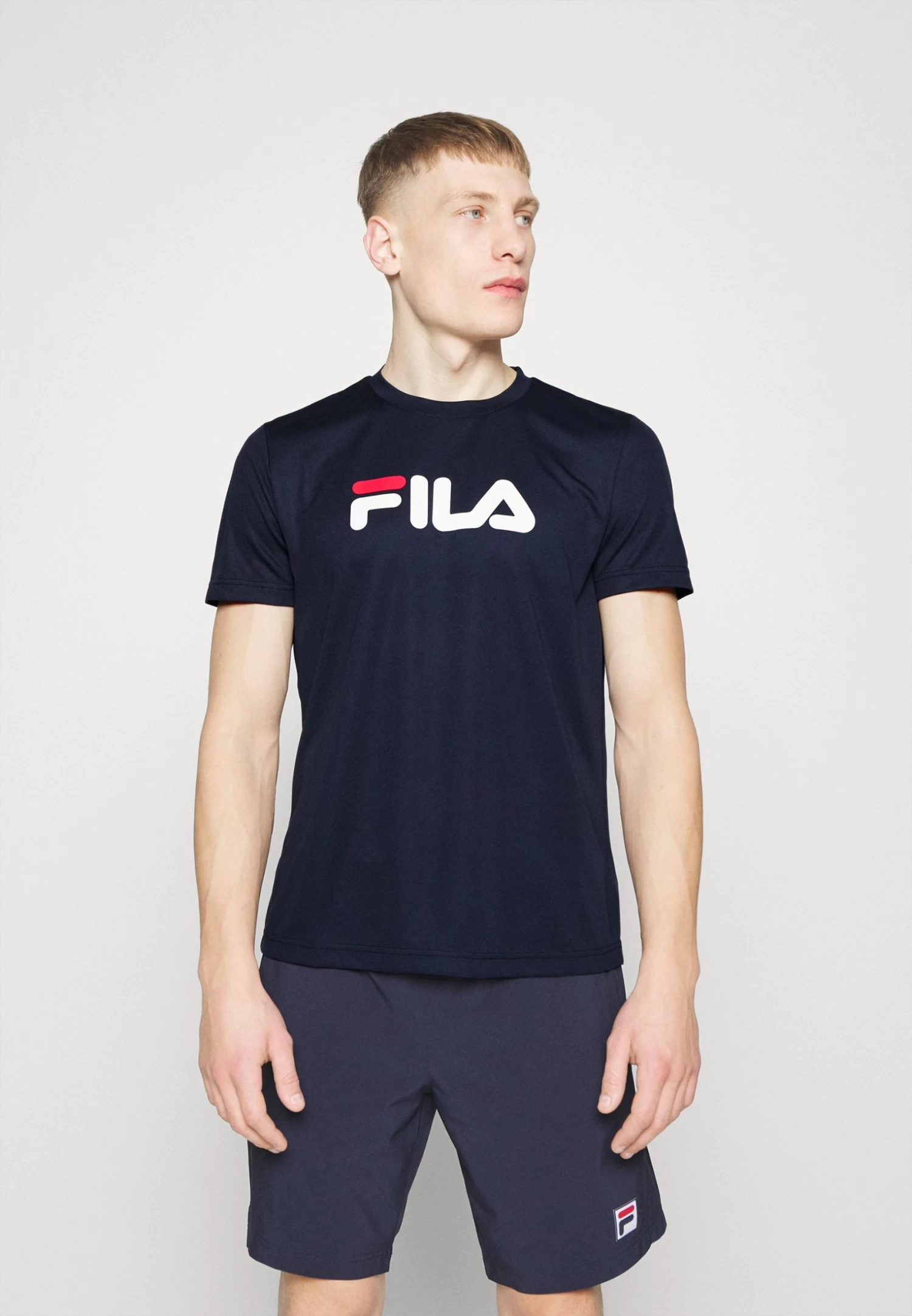 Fila Logo - Sports T-Shirt - Navy