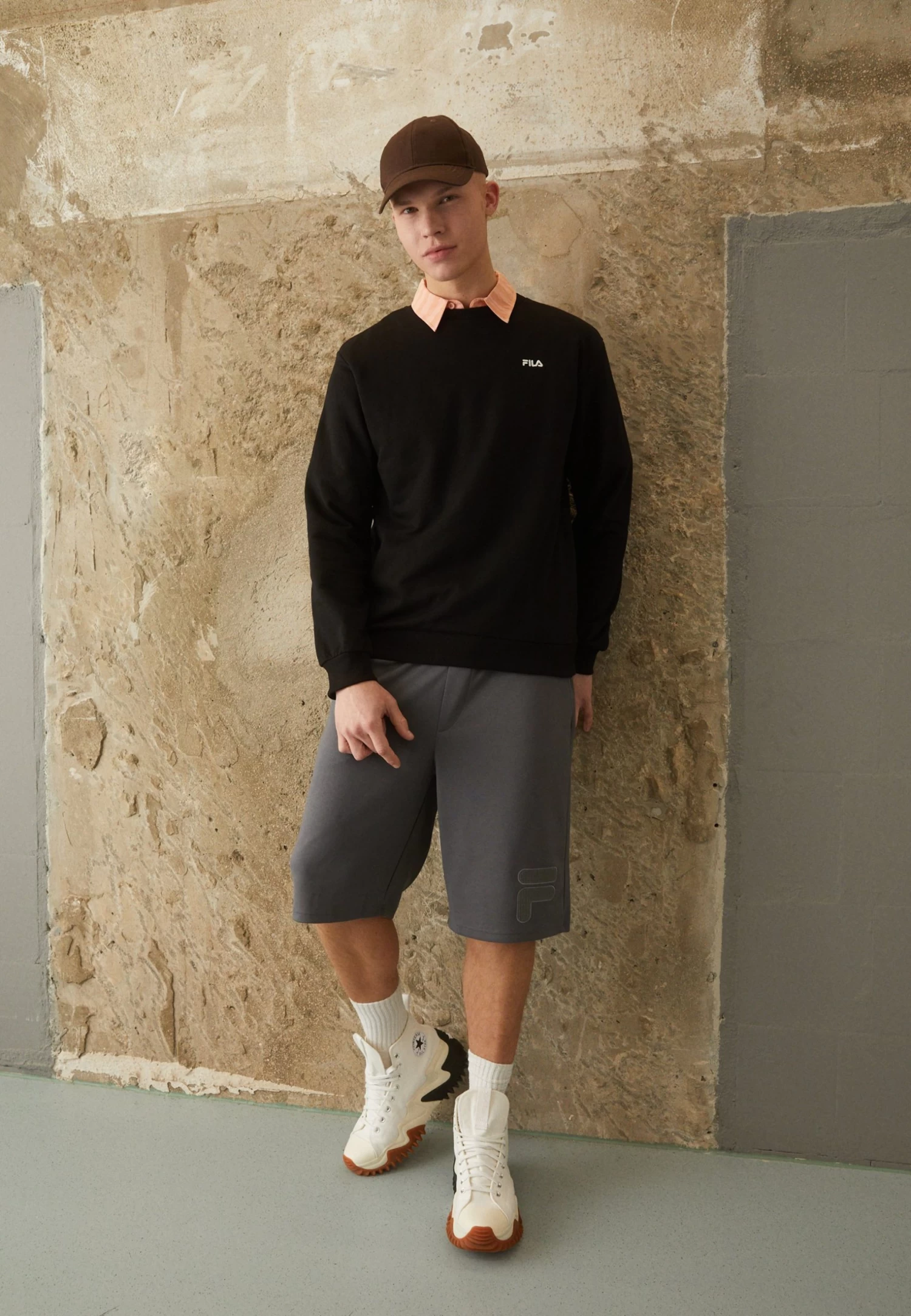 Fila Brustem Crew - Sweatshirt - Black - Image 2