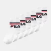 Fila Junior Quarter Unisex 6 Pack - Socks - White