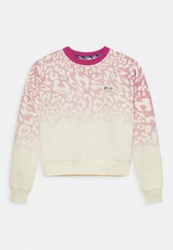 Fila Bradford Cropped Crew - Sweatshirt - Egret Gradient Leo