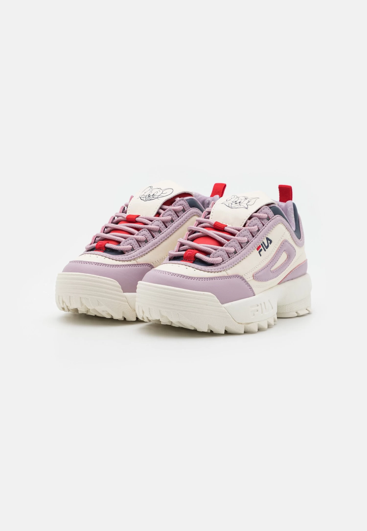 Fila Warner Brothers Tom And Jerry Disruptor Tdl - Trainers - Marshmallow/Mauve Shadows - Image 2