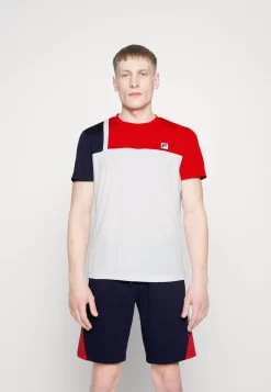 Fila Karl - Sports T-Shirt - White/Red