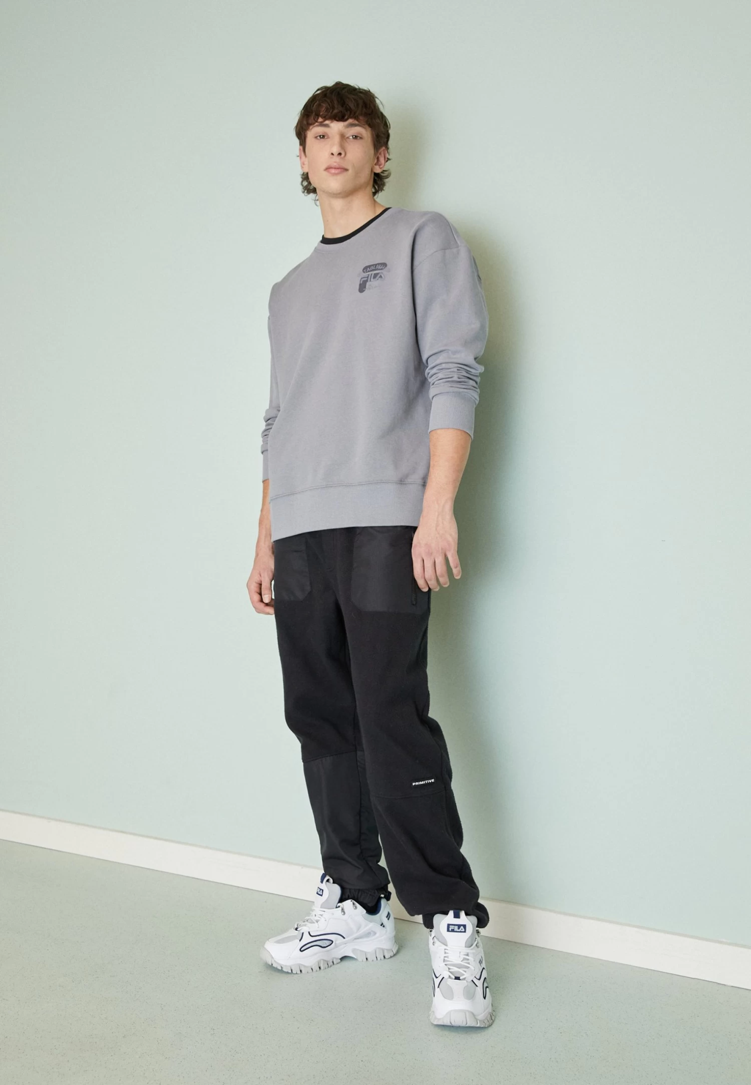 Fila Baben Oversized Crew - Sweatshirt - Night Owl - Image 2