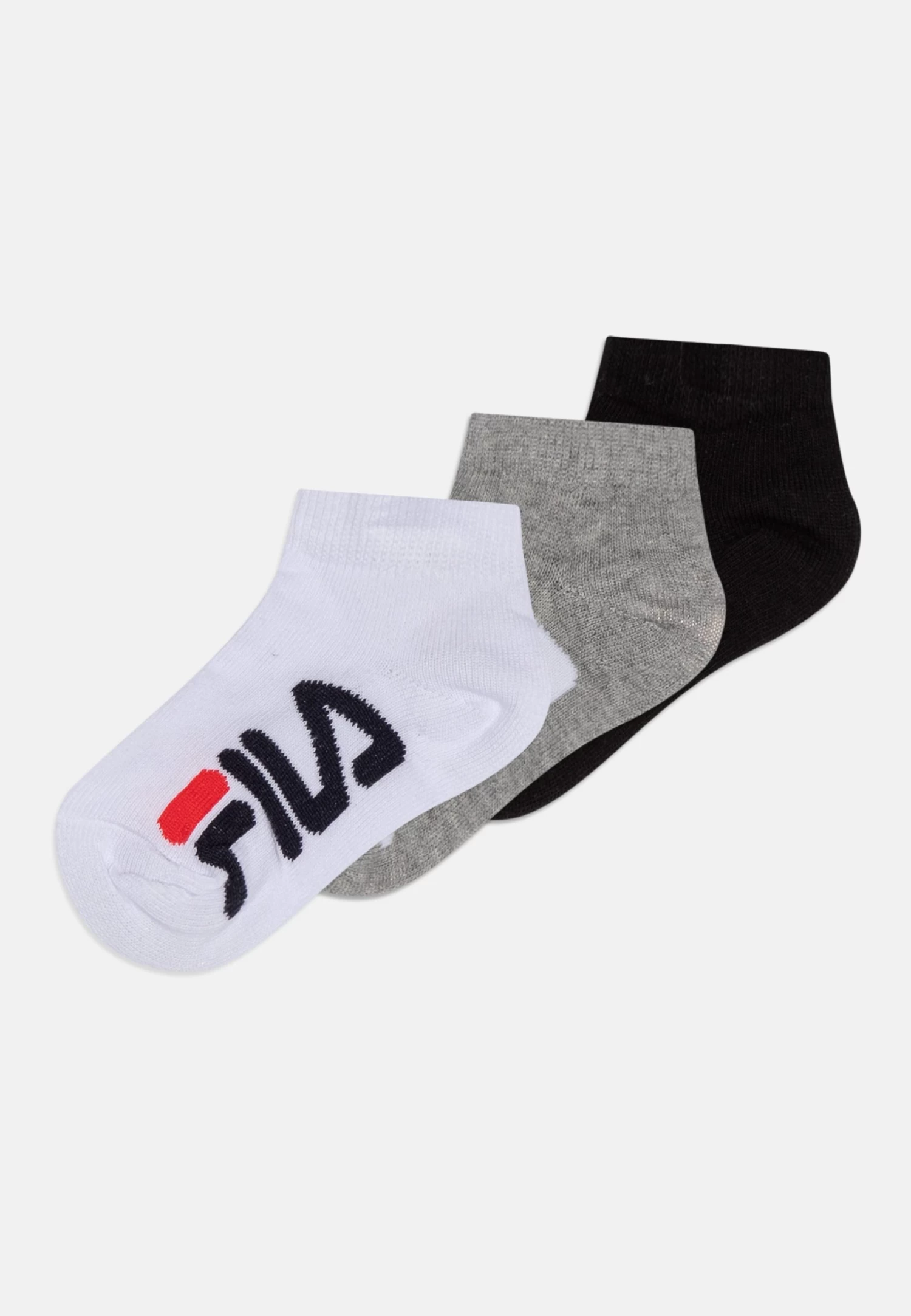 Fila Junior Invisible Socks Unisex 9 Pack - Socks - Black/White/Grey