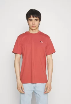 Fila Berloz Tee Unisex - Basic T-Shirt - Marsala