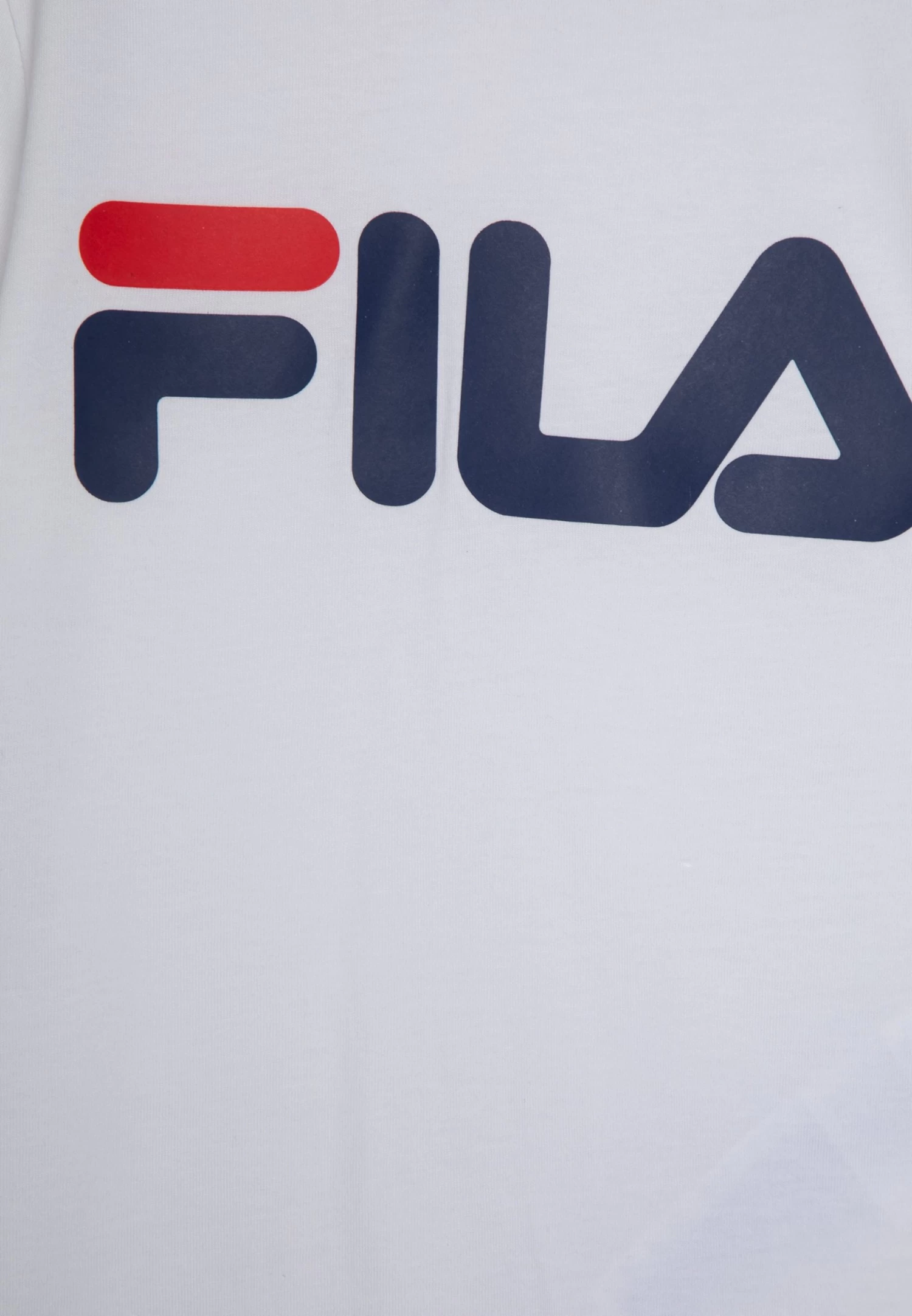 Fila Baia Mare Classic Logo Tee Unisex - Print T-Shirt - Bright White - Image 3
