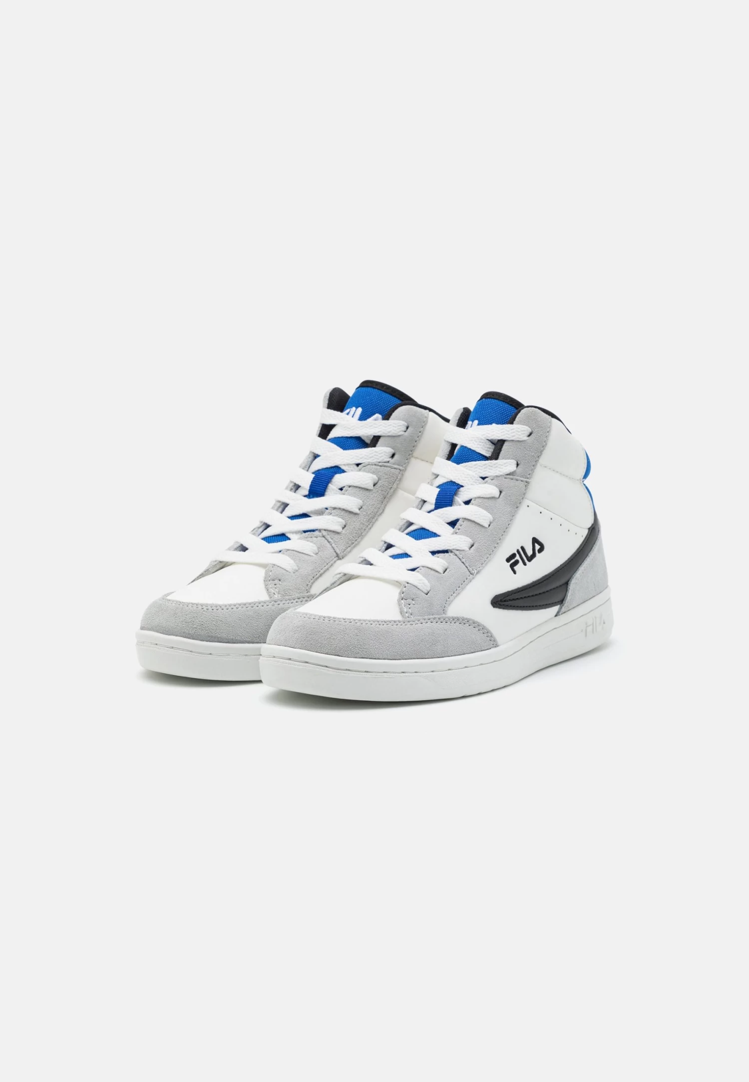 Fila Crew Mid Teens Unisex - High-Top Trainers - Gray Violet/Lapis Blue - Image 2