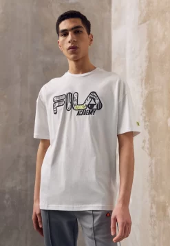 Fila Vr46 Oversized Tee - Print T-Shirt - Bright White