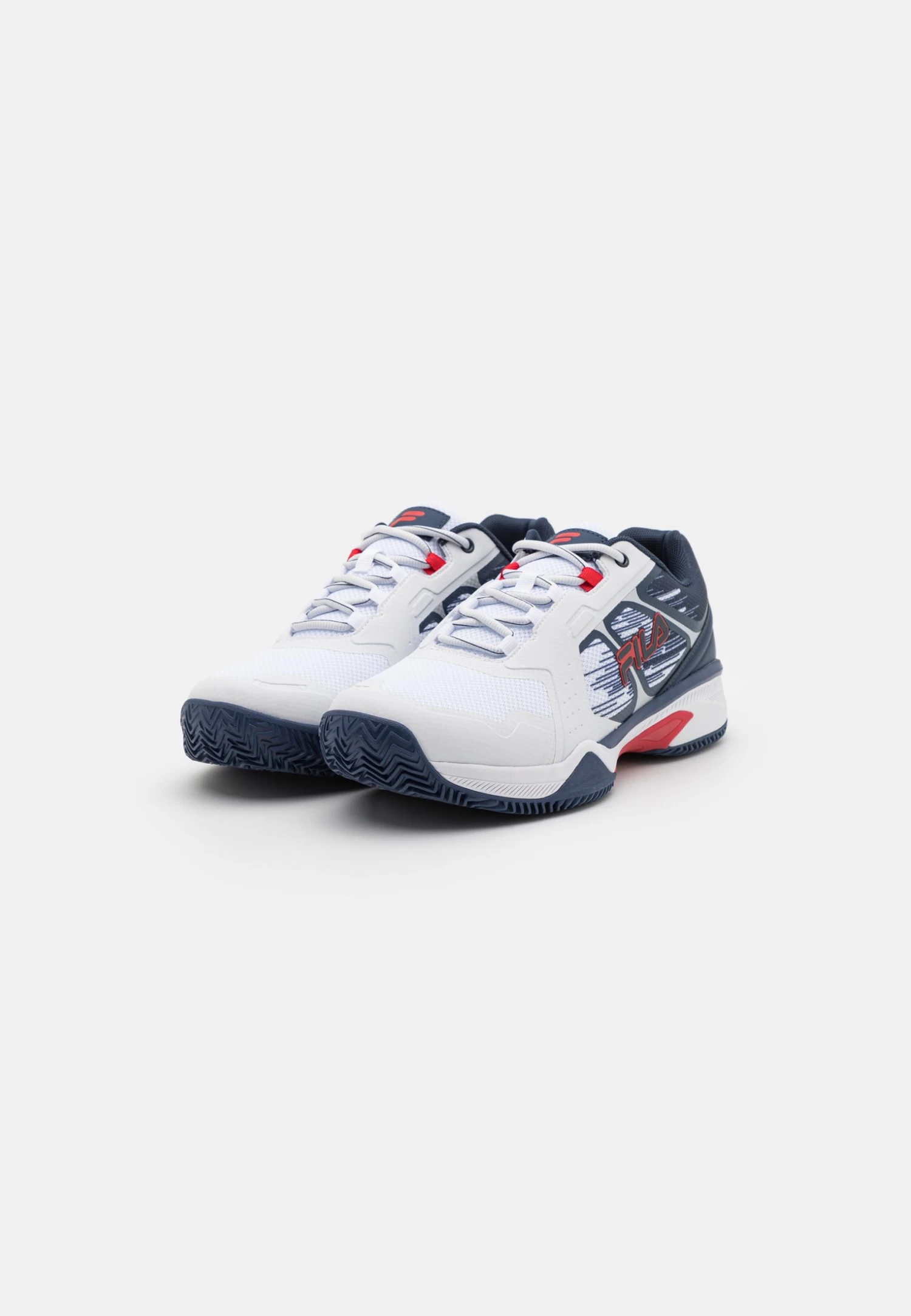 Fila Premio Men - Clay Court Tennis Shoes - Peacoat Blue/Light Grey - Image 2