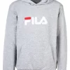 Fila Sande Classic Logo Hoody Unisex - Hoodie - Light Grey Melange