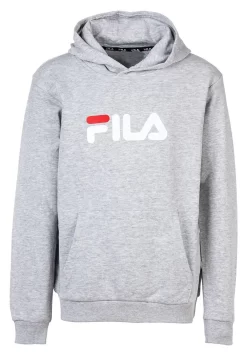 Fila Sande Classic Logo Hoody Unisex - Hoodie - Light Grey Melange