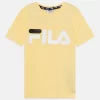 Fila Baia Mare Classic Logo Tee Unisex - Print T-Shirt - Pale Banana