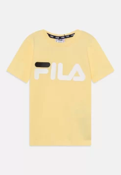 Fila Baia Mare Classic Logo Tee Unisex - Print T-Shirt - Pale Banana
