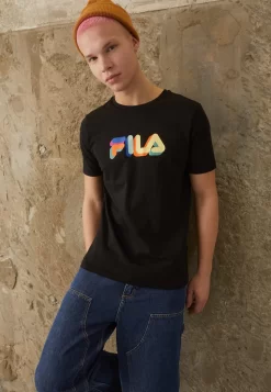 Fila Blunk Regular Graphic Tee - Print T-Shirt - Black