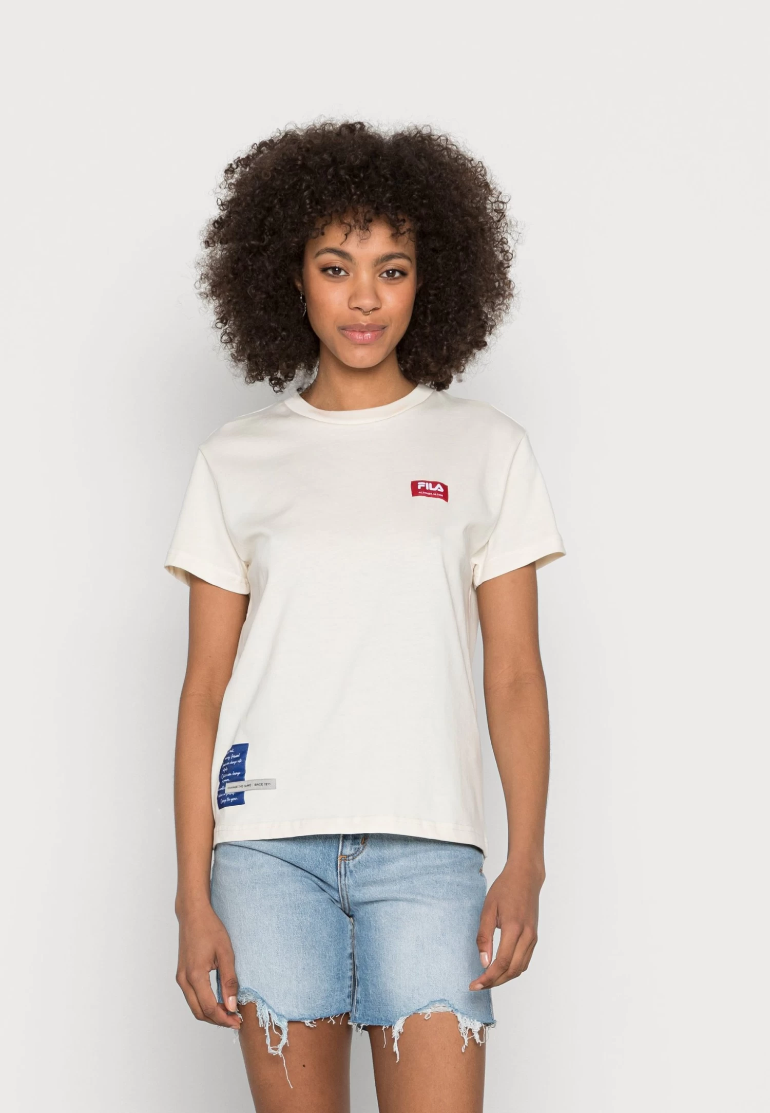 Fila Tetovo Tee - Basic T-Shirt - Sweet Corn