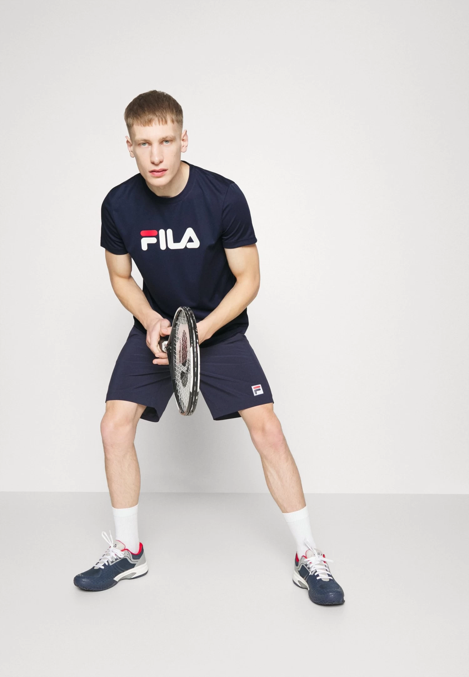 Fila Logo - Sports T-Shirt - Navy - Image 4